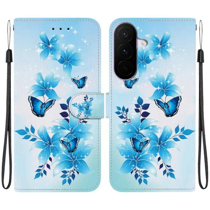 Housse Samsung Galaxy A27 Fleurs et Papillons Brillants