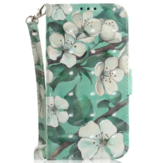 Housse Samsung Galaxy A27 Fleurs Blanches