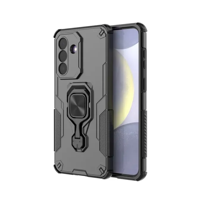 Coque Samsung Galaxy A27 Anneau Métal Rotatif et Verre trempé