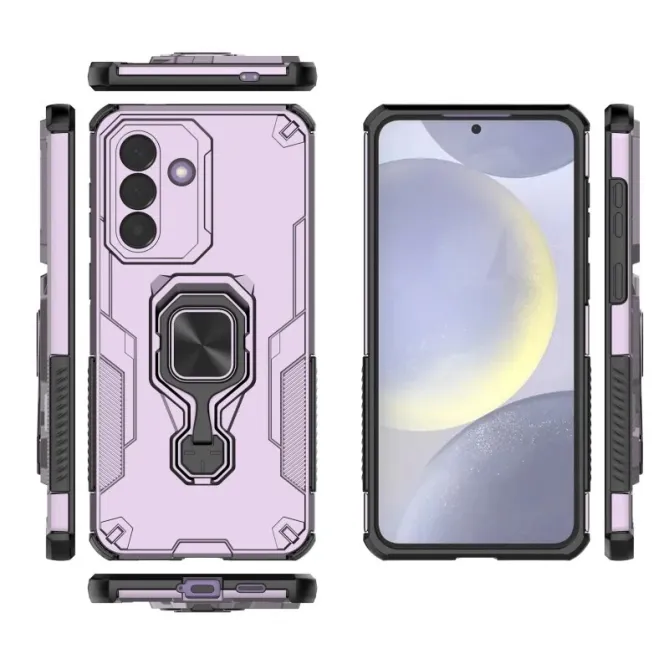 Coque Samsung Galaxy A27 Anneau Métal Rotatif et Verre trempé