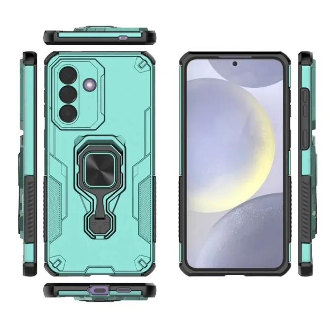 Coque Samsung Galaxy A27 Anneau Métal Rotatif et Verre trempé