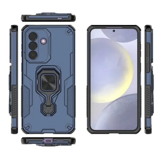 Coque Samsung Galaxy A27 Anneau Métal Rotatif et Verre trempé