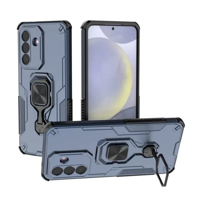 Coque Samsung Galaxy A27 Anneau Métal Rotatif et Verre trempé
