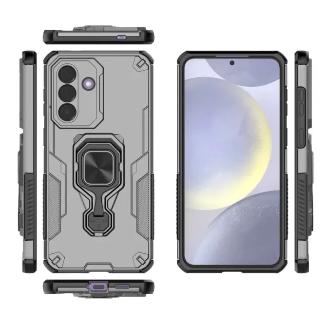 Coque Samsung Galaxy A27 Anneau Métal Rotatif et Verre trempé