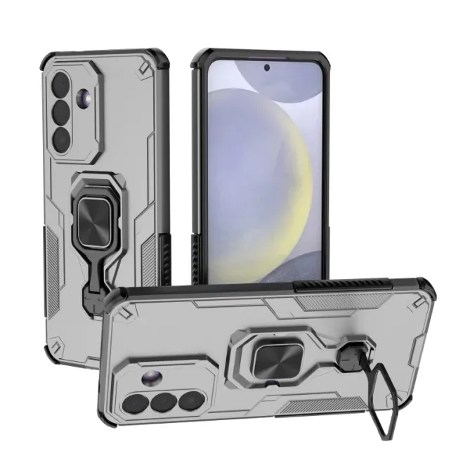 Coque Samsung Galaxy A27 Anneau Métal Rotatif et Verre trempé