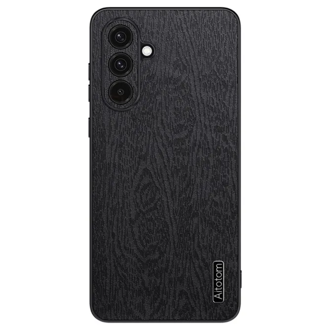 Coque Samsung Galaxy A27 effet cuir style bois