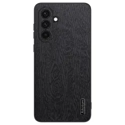 Coque Samsung Galaxy A27 effet cuir style bois