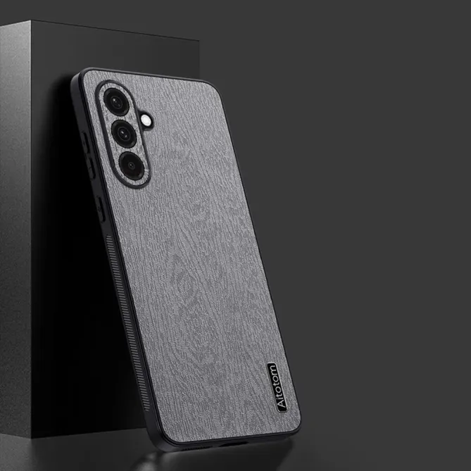 Coque Samsung Galaxy A27 effet cuir style bois