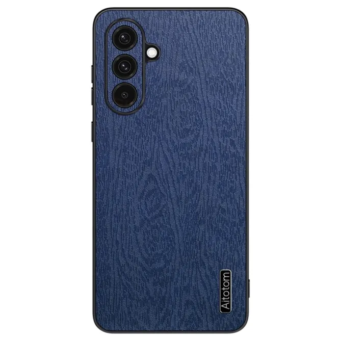 Coque Samsung Galaxy A27 effet cuir style bois