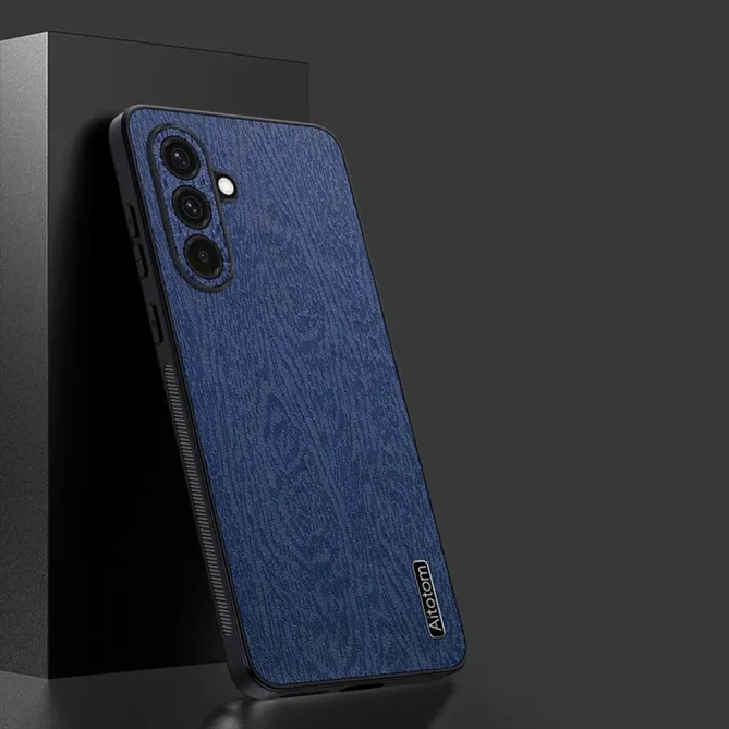 Coque Samsung Galaxy A27 effet cuir style bois