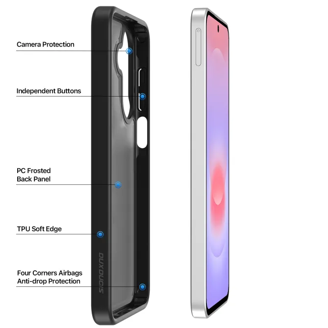 Coque Samsung Galaxy A27 Dos Mat Anti-Traces DUCIS
