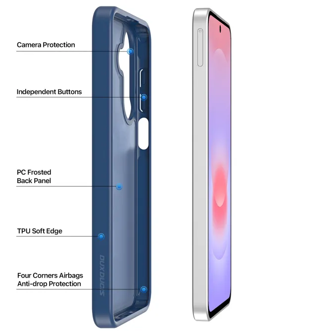 Coque Samsung Galaxy A27 Dos Mat Anti-Traces DUCIS