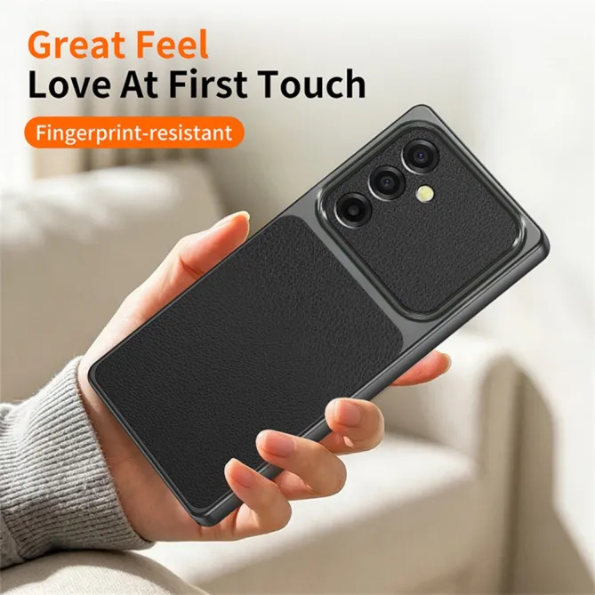 Coque Samsung Galaxy A27 Effet Cuir Grainé Souple