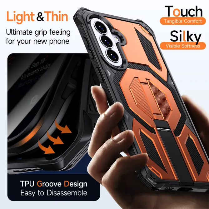 Coque Samsung Galaxy A27 Magnétique Béquille Cachée