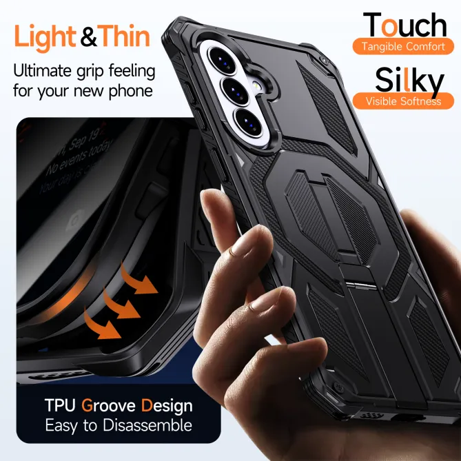 Coque Samsung Galaxy A27 Magnétique Béquille Cachée