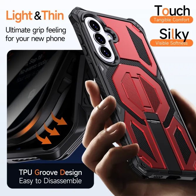 Coque Samsung Galaxy A27 Magnétique Béquille Cachée