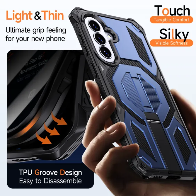 Coque Samsung Galaxy A27 Magnétique Béquille Cachée