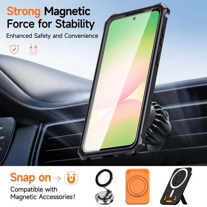 Coque Samsung Galaxy A27 Magnétique Béquille Cachée