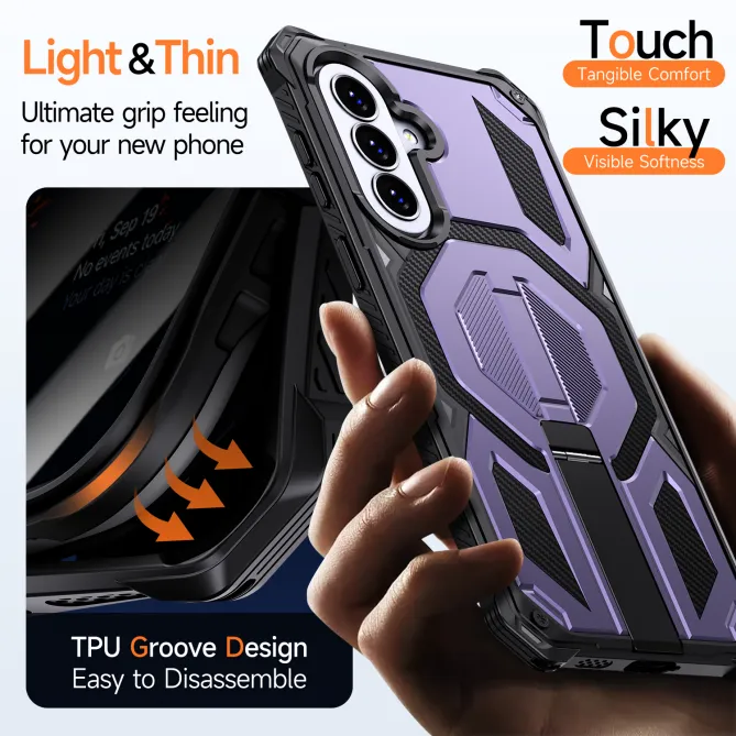 Coque Samsung Galaxy A27 Magnétique Béquille Cachée