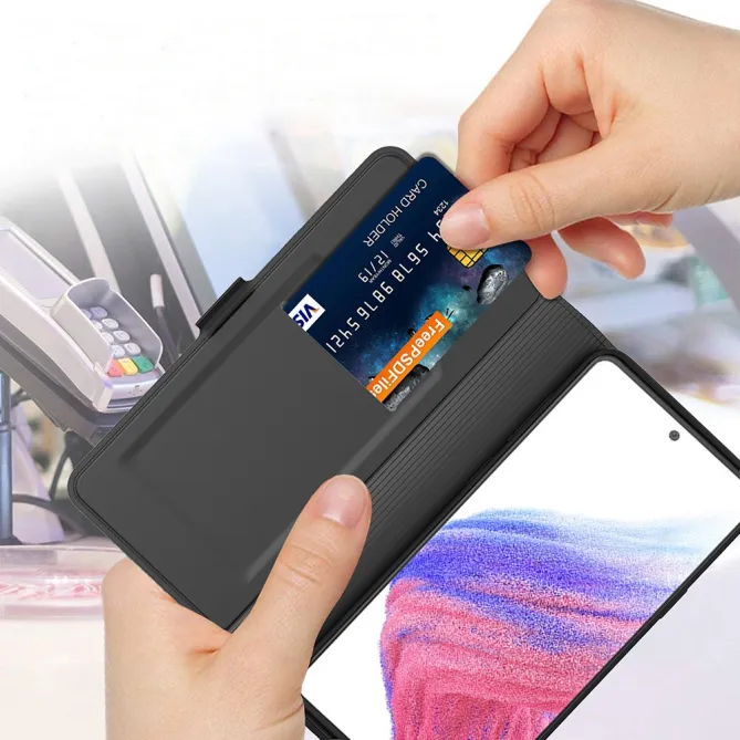 Housse Samsung Galaxy A27 Double Fermoir Latéral