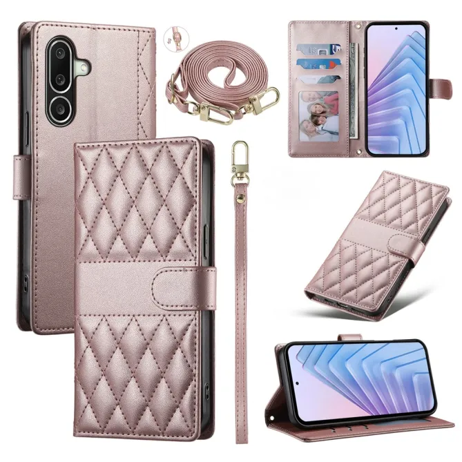 Housse Samsung Galaxy A27 Matelassée Bandoulière Amovible