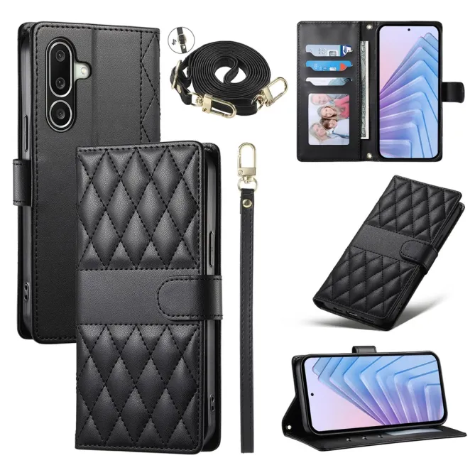 Housse Samsung Galaxy A27 Matelassée Bandoulière Amovible