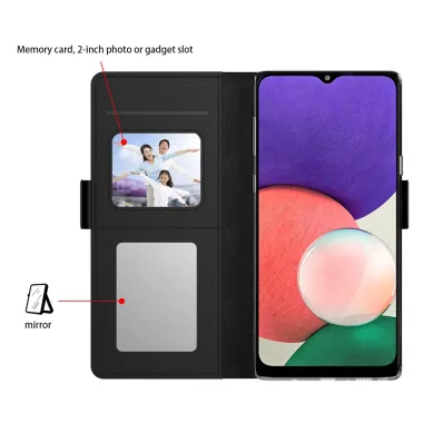 Housse Samsung Galaxy A27 Premium Porte Cartes avec Miroir