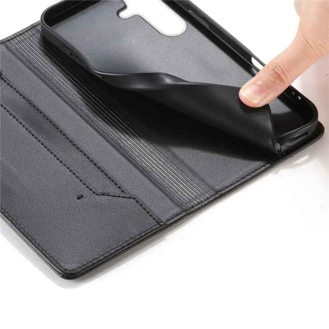 Housse Samsung Galaxy A27 Ligne Diagonale Embossée