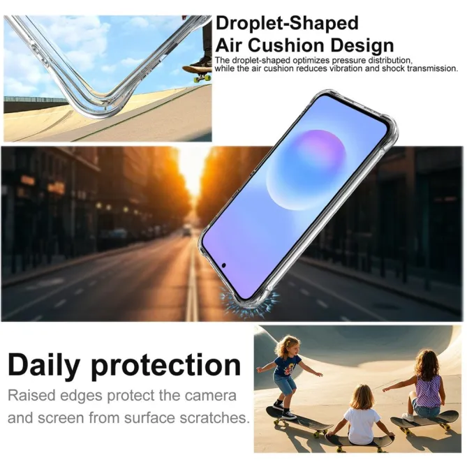 Coque Samsung Galaxy A27 Airbag Coins Renforcés Transparente