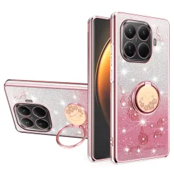 Coque Xiaomi 17T Pro Anneau Roses Strass