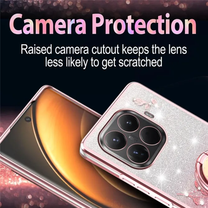 Coque Xiaomi 17T Pro Anneau Roses Strass