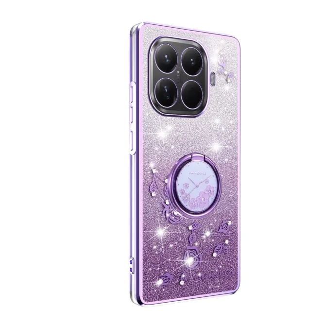 Coque Xiaomi 17T Pro Anneau Roses Strass
