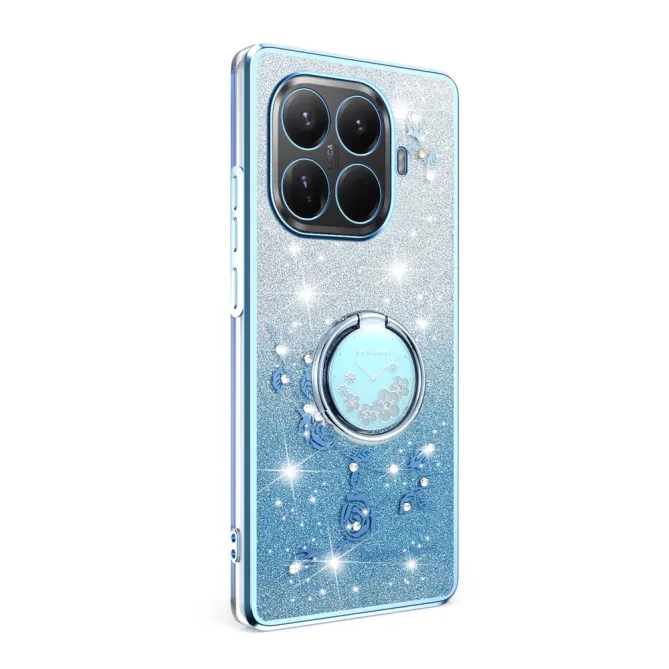 Coque Xiaomi 17T Pro Anneau Roses Strass