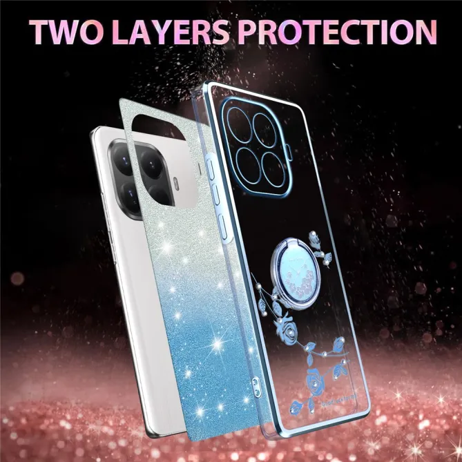 Coque Xiaomi 17T Pro Anneau Roses Strass
