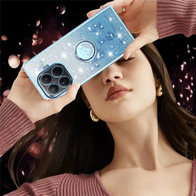 Coque Xiaomi 17T Pro Anneau Roses Strass