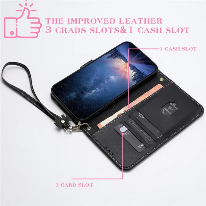 Housse Xiaomi 17T Pro Noeud Doré avec Bandoulière