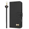 Housse Xiaomi 17T Pro Noeud Doré avec Bandoulière
