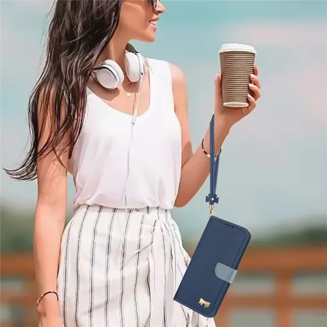 Housse Xiaomi 17T Pro Noeud Doré avec Bandoulière