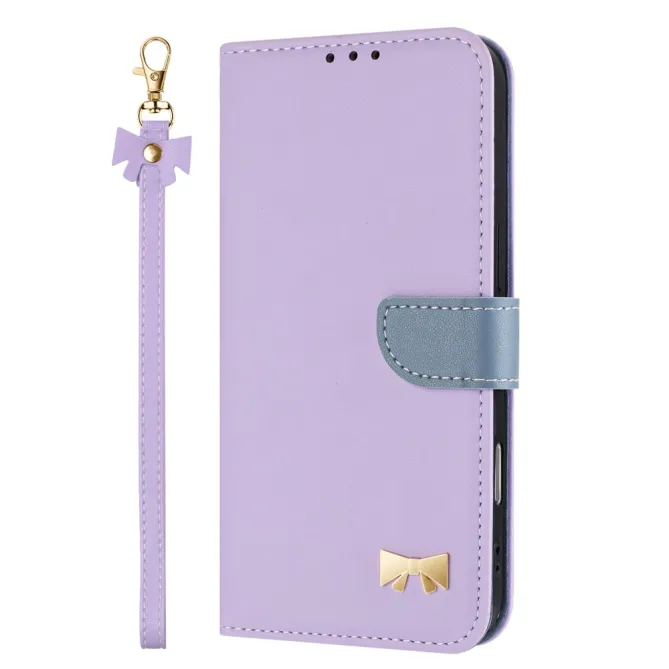 Housse Xiaomi 17T Pro Noeud Doré avec Bandoulière