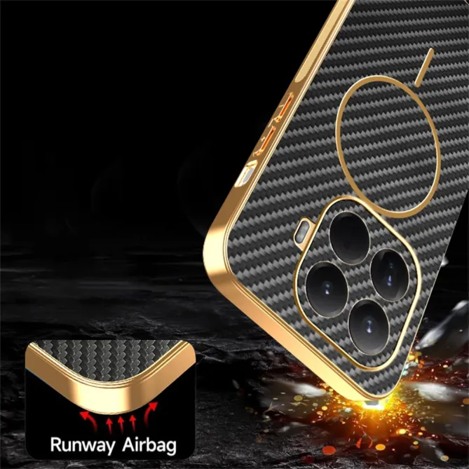 Coque Xiaomi 17T Pro Magnétique Texture Carbone