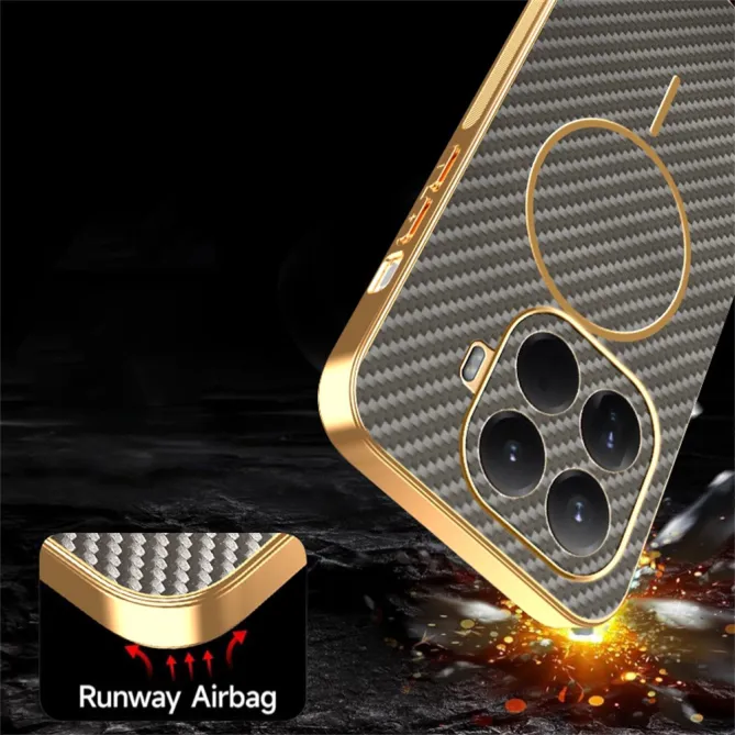 Coque Xiaomi 17T Pro Magnétique Texture Carbone