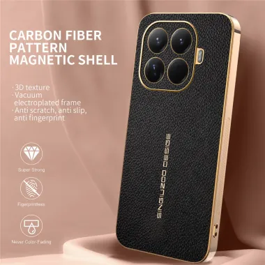 Coque Xiaomi 17T Pro Effet Cuir Grainé Vendôme