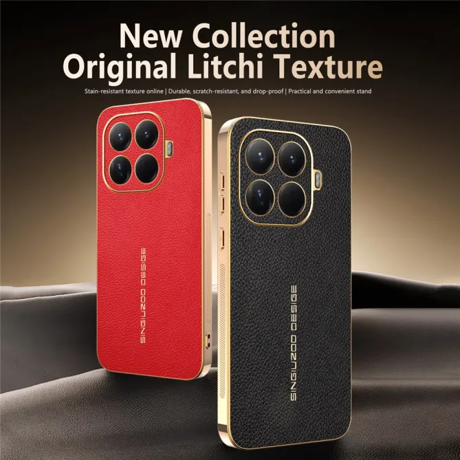 Coque Xiaomi 17T Pro Effet Cuir Grainé Vendôme