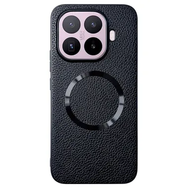 Coque Xiaomi 17T Pro Effet Cuir Grainé Magnétique