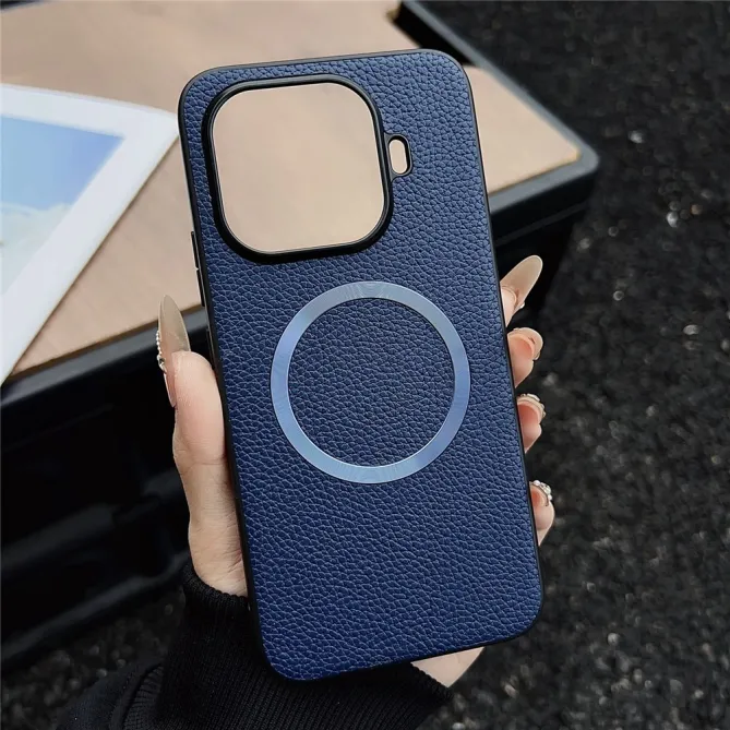 Coque Xiaomi 17T Pro Effet Cuir Grainé Magnétique
