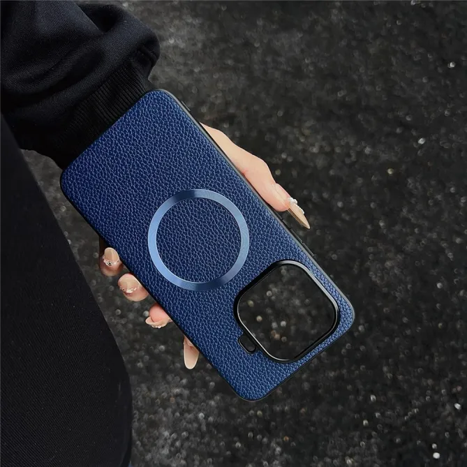 Coque Xiaomi 17T Pro Effet Cuir Grainé Magnétique