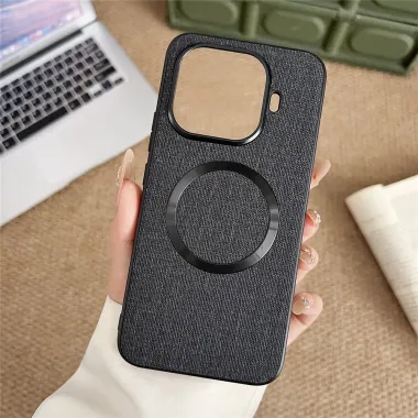 Coque Xiaomi 17T Pro Texture Tissu Magnétique