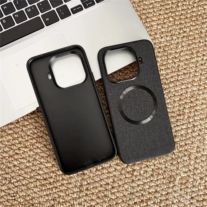 Coque Xiaomi 17T Pro Texture Tissu Magnétique