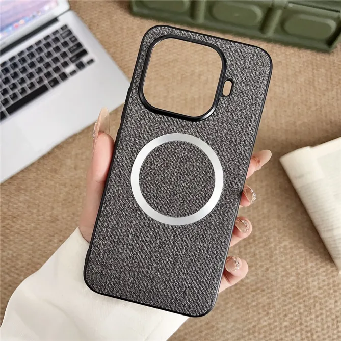 Coque Xiaomi 17T Pro Texture Tissu Magnétique