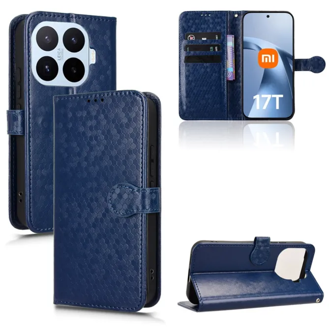 Housse Xiaomi 17T Pro Portefeuille Alvéole